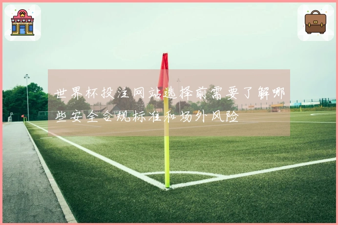 世界杯投注网站选择前需要了解哪些安全合规标准和场外风险